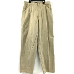 J Riggins Pants Mens 33 M Sportswear Khaki Trousers Tan Cotton Workwear